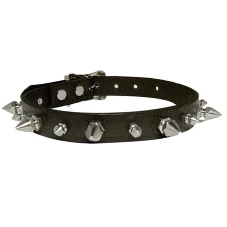​Gothic leather collar with spikes and studs