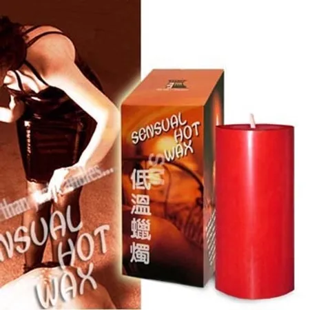 100% Red Paraffin Drip Candle
