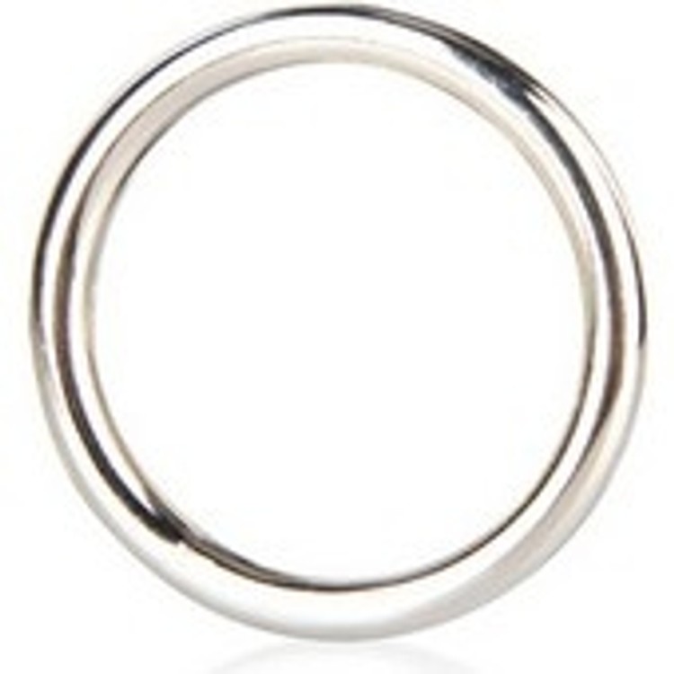 קוק רינג מתכת עם ציפוי אל חלד קוטר 4סמ עובי 10ממ  - קטן