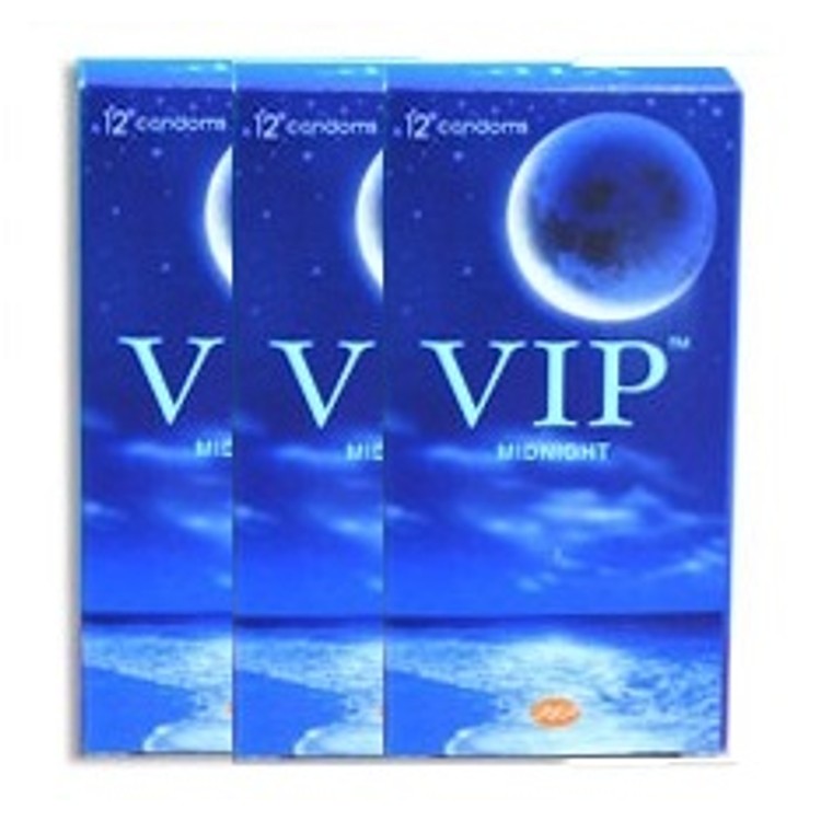 36 קונדומים לאטקס  VIP Midnight