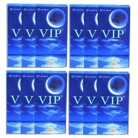 144 simple condoms - recommended for dressing on VIP Midnight toys