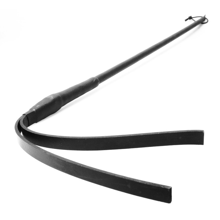 קרופ מגומי שחור עם קצה כפול אכזרי במיוחד אורך 67 סמ תוצרת גרמניה