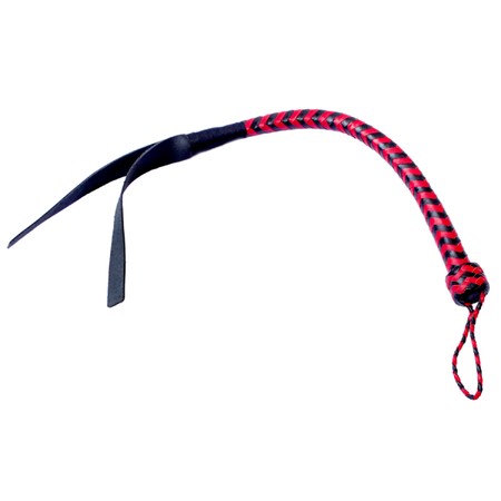 A short and comfortable Indian bullwhip with two tails at the end for different pain levels, length 72 cm​