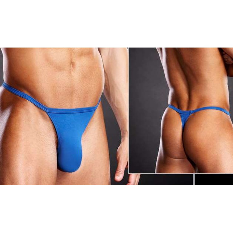 T-back חוטיני קלאסי כחול לגבר