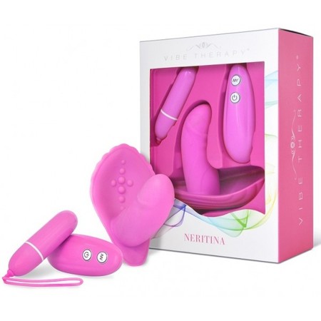 Neritina Wireless Vibrating Egg with Remote Control and Silicone Case for additional Vibe Therapy