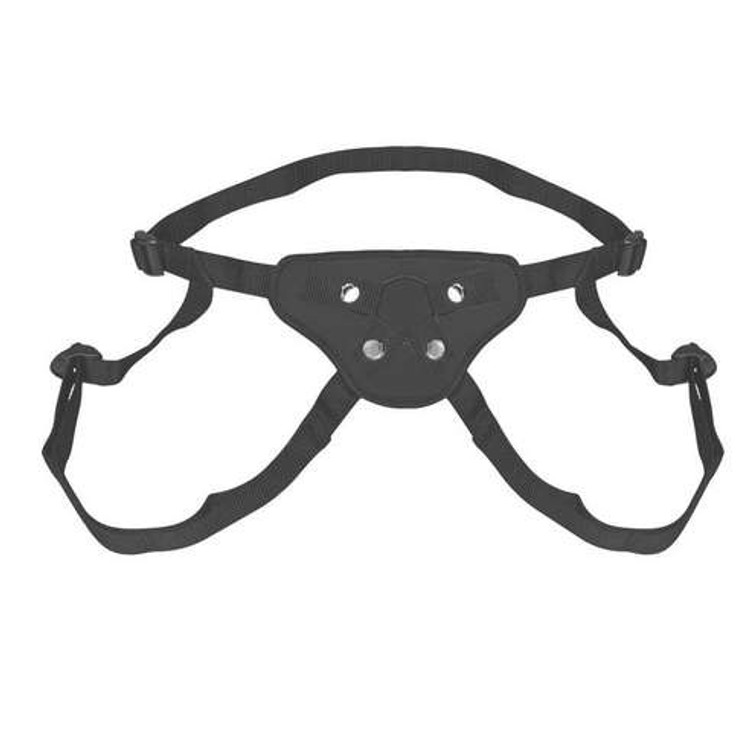 סטרפאון שחור עם רצועות לרגליים