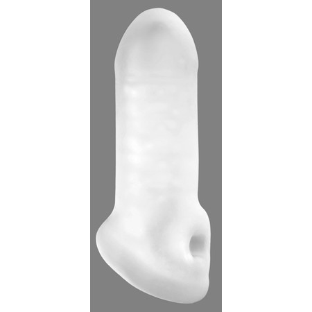 Fat Boy Sport Enlargement sleeve for the penis White color Length 17 cm Thickness 5 cm Perfect Fit