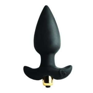 Butt Throb  - vibrating silicone butt plug with 7 speeds length 9 cm thickness 4 cm straight head by Rocks Off​