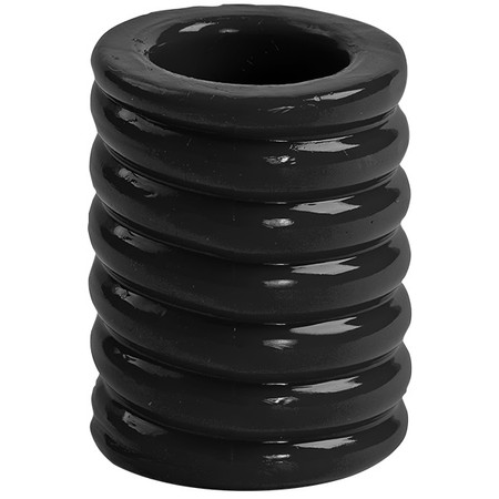 Cock Cage Cockring sleeve stretches 5 cm in diameter 2.5 cm in black Doc Johnson