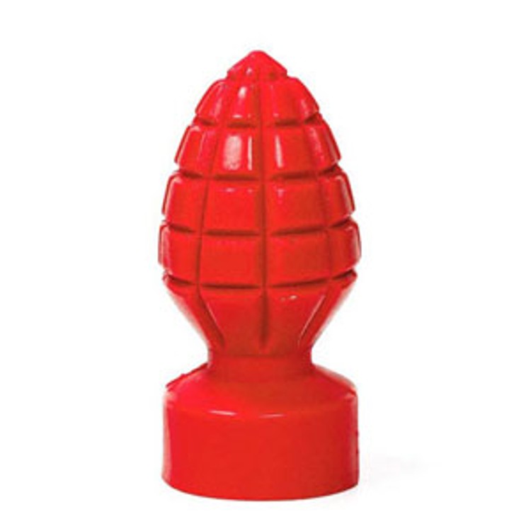 באט פלאג עשוי גומי אדום בצורת רימון אורך 11 סמ עובי 6 סמ All Black