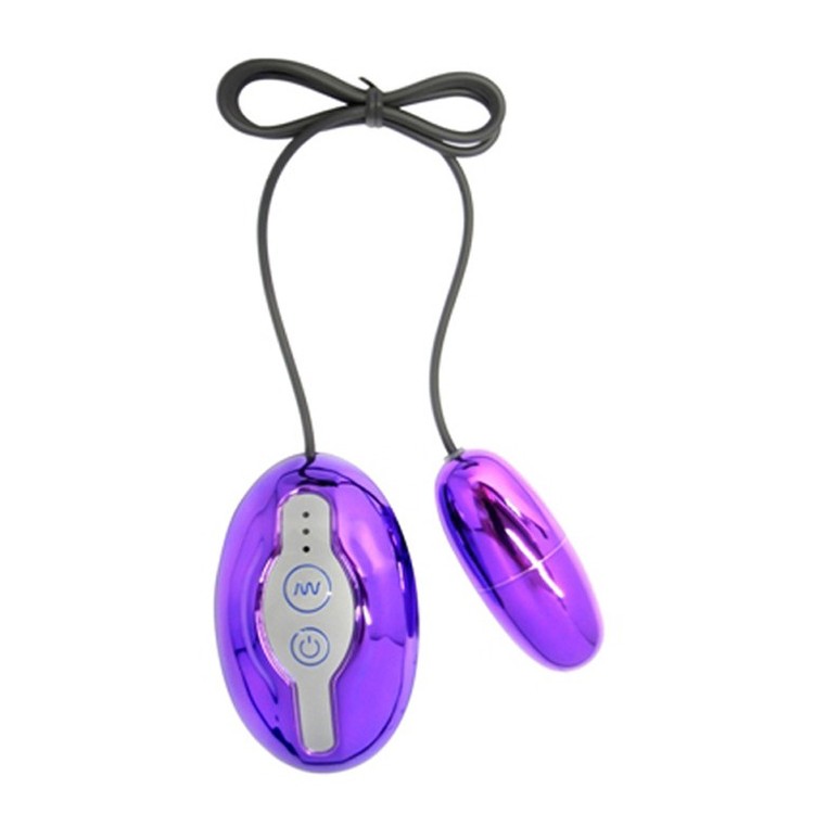 ביצת רטט סגולה 7 מצבי רטט אורך 5.5 סמ עובי 2.5 סמ Seven Creations