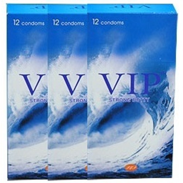 36 קונדומים מחוספסים VIP Strong Dotty