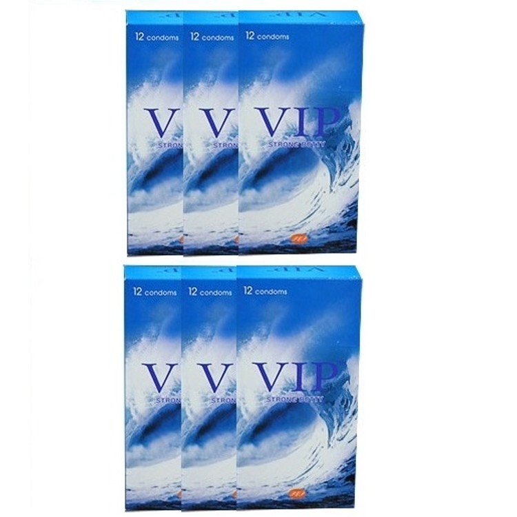 72 קונדומים מחוספסים  VIP Strong Dotty