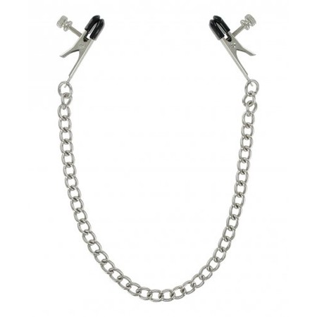 Ox Bull Nose - Adjustable steel nipple clamps with chain by Master Series
