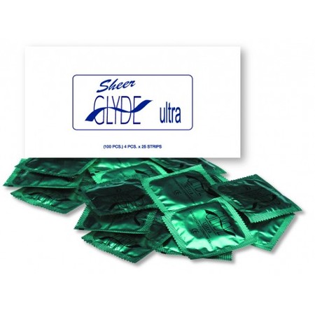 100 natural condoms width 53 mm length 18 cm Glyde Ultra