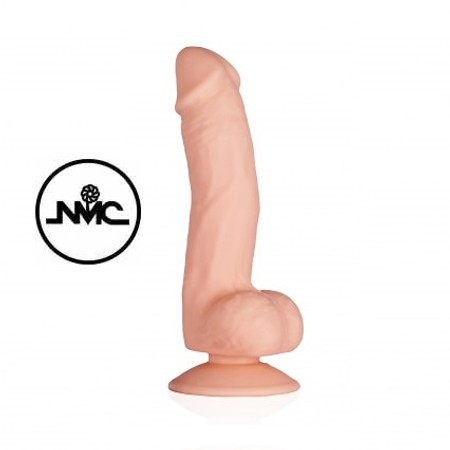 Megahood - Innovative premium silicone dildo in nude color suitable for strapon. Length: 15cm Diameter: 3.5cm by NMC​