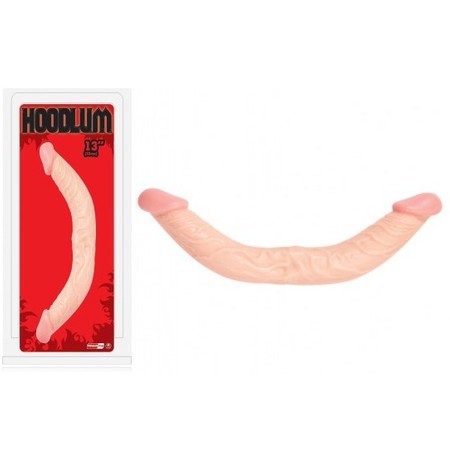 ​Hoodlum - Realistic nude colored double dildo length 33 cm diameter 4 cm NMC​