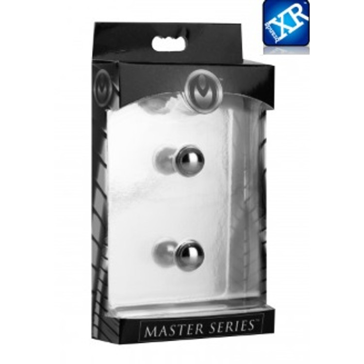 Magnus XL מצבטי פטמות מגנטיים עוצמתיים ומכאיבים קוטר 0.5 סמ Master Series