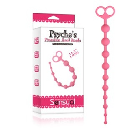 ​Boyfriend Beads - Pink Silicone Flexible Anal Beads by Pipedream​​