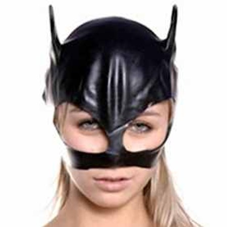 Sexy cat mask made of black PVC​