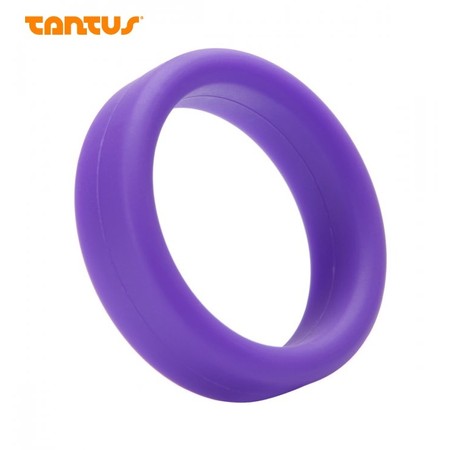 C-Ring Black purple silicone soft copper 3.8 cm diameter Tantus