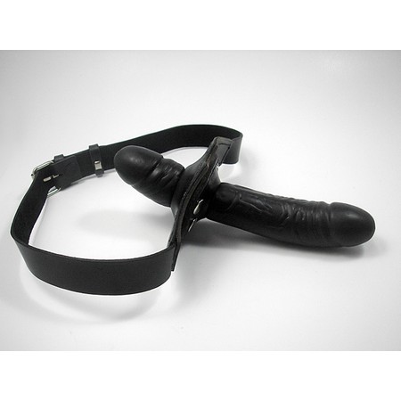 Face Strap Gag Dildo Huge leather Length 17 cm Thickness 4 cm