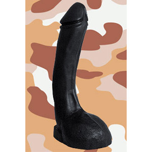 Deep Penetrator Large black dildo length 40 cm diameter 7.5 cm Domestic Partner