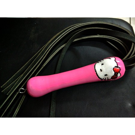 Hello Kitty Tail Whip Pink Handmade High Quality Chen Kazaroff