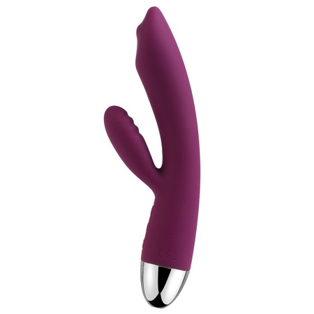 Trysta - Purple Silicone Vibrator combines vibration and movement Svakom​