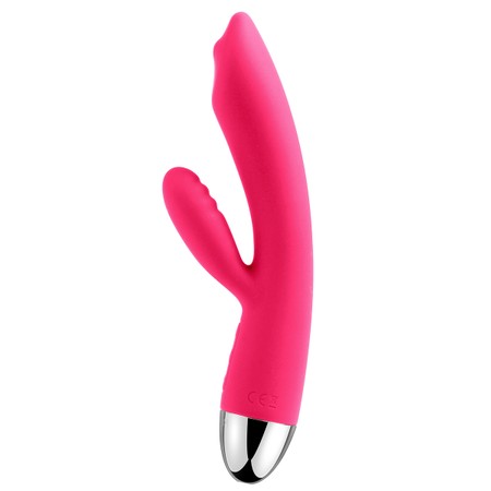 Trysta - Pink Silicone Vibrator combines vibration and motion by Svakom​