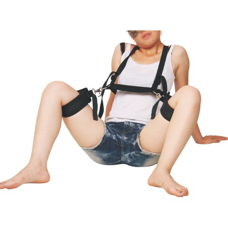 Harness for neck and open thighs