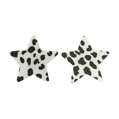Cow Print Star Nipple Pasties
