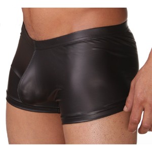 Sexy Tight Black Boxer Shorts for Men