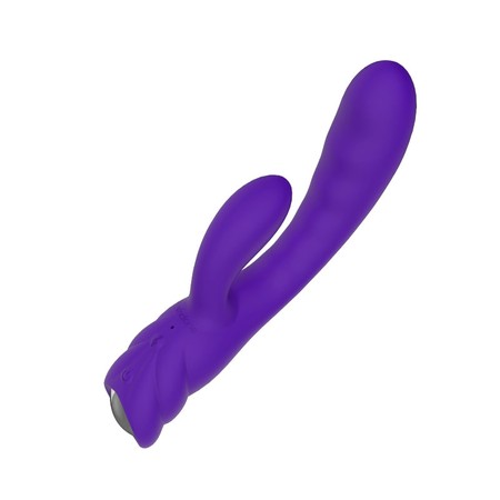 Pure Purple Silicone Vibrator for External and Internal Nalone Stimulation