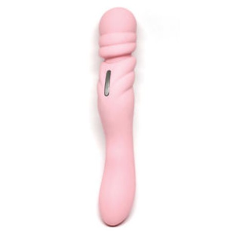 Jane: Light Pink two sided Silicone Vibrator for External or Internal Stimulation Nalonea