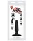 Hustler All About Anal Black Silicone Plug 4 Inch
