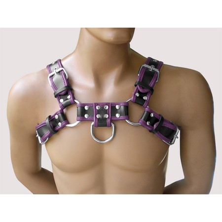 Bulldog H הרנס עור פרימיום מרופד - צבעים שונים