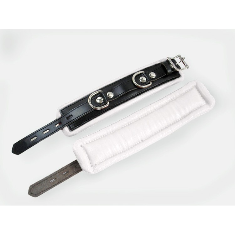 אזיקים רחבים כבדים מרופדים במיוחד עשויים עור פרימיום - צבעים שונים