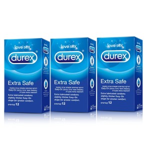 36 קונדומים עבים במקצת Durex Extra Safe