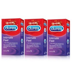 36 thin condoms plus lubricant for intimate feeling Durex Intimate Feel