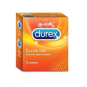 3 Rough Condoms Durex Excite Me