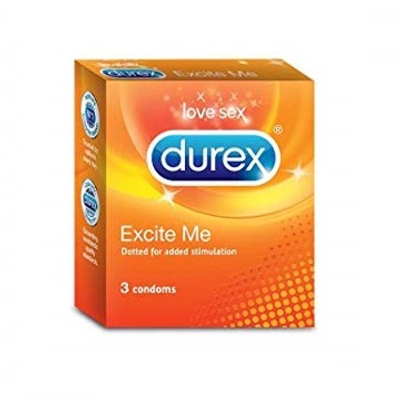 3 Rough Condoms Durex Excite Me