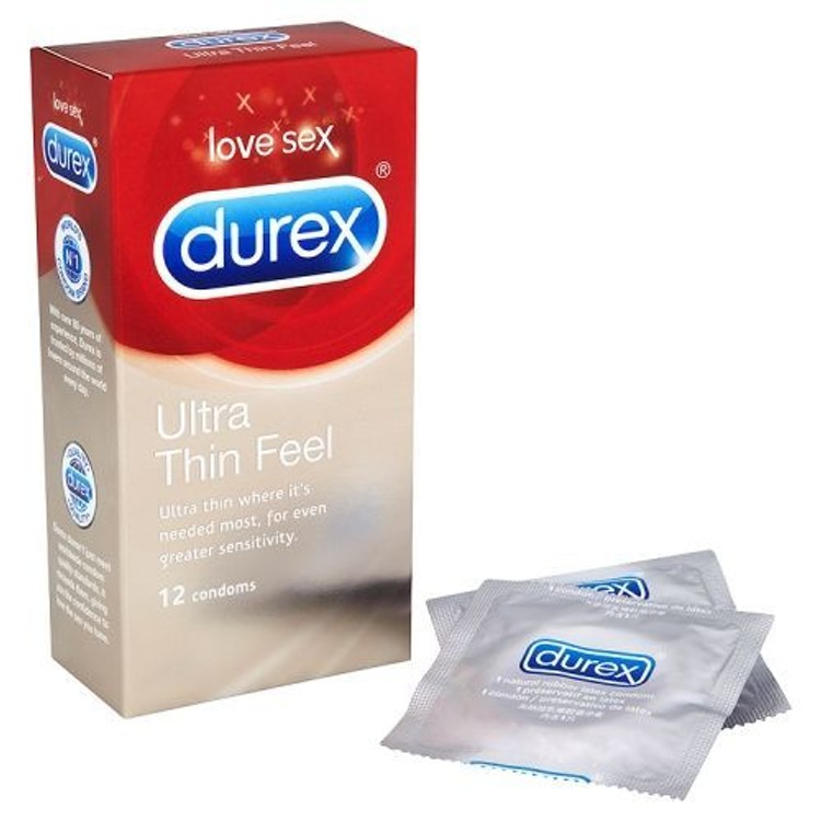 36 קונדומים דקים במיוחד לתחושה מוגברת Durex Ultra Thin Feel