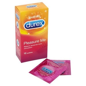 36 קונדומים מחוספסים עם צלעות רטט לגירוי מוגבר Durex Pleasure Me