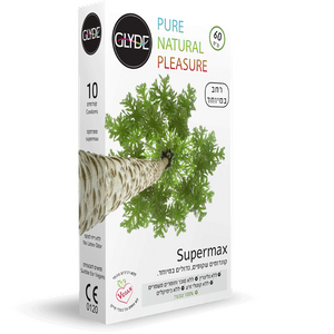 ​Glyde Supermax 10 Vegan Condoms 60 mm