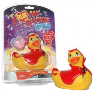 I Rub My Duckie Vibrator Massager in the shape of an innocent duck for the bath