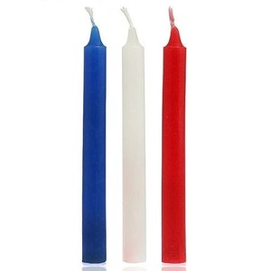 Set of 3 long drip candles made of 100 percent paraffin​