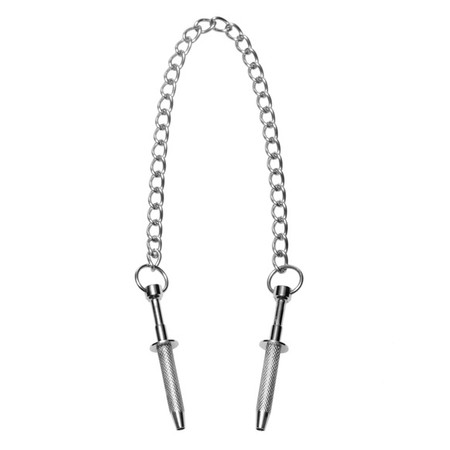 Claw nipple clamps with particularly cruel hooks