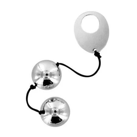 Domino Heavy Chinese Eggs in Chrome Plated Seven Creations