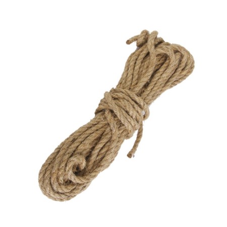 Handmade jute rope 8 meters long, 50 mm thick​